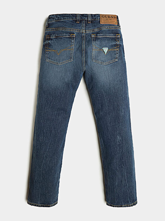 Slim jeans in blue color - 2