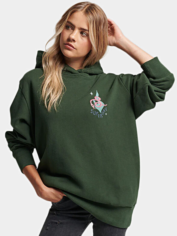 NOMADIC FOLK green sweatshirt - 1