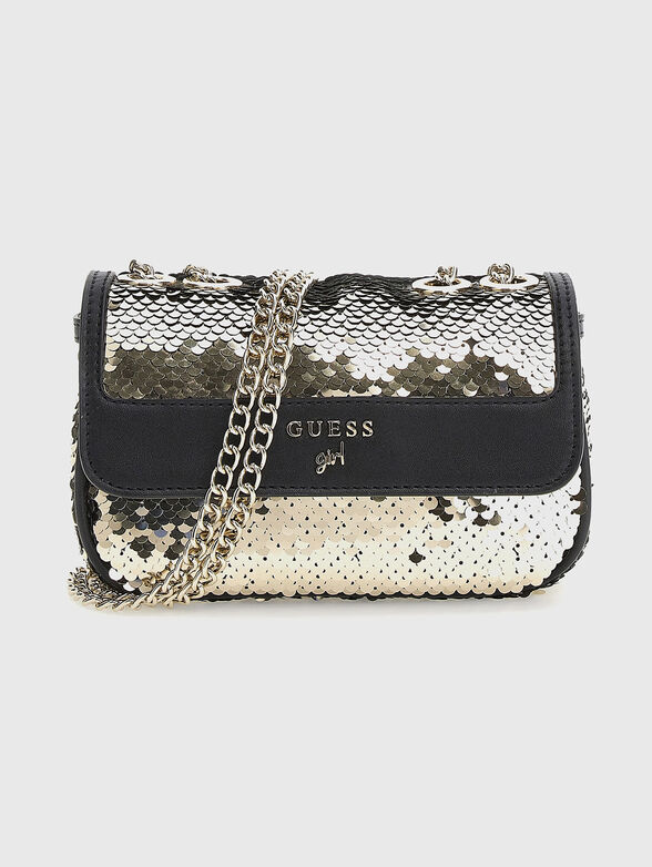 Crossbody with golden sequins - 1
