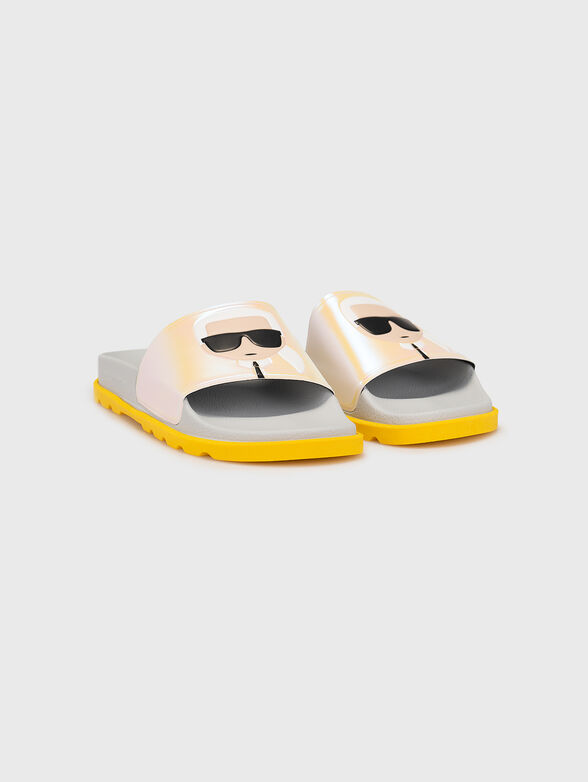 KONDO TRED beach slippers with hologram detail - 2