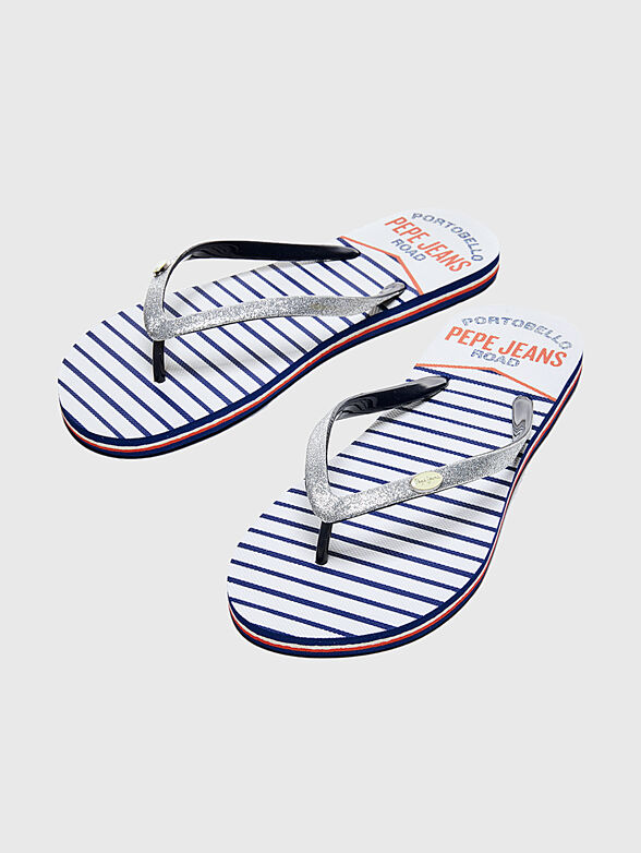 RAKE SAILOR Flip-flops with glitter details - 3