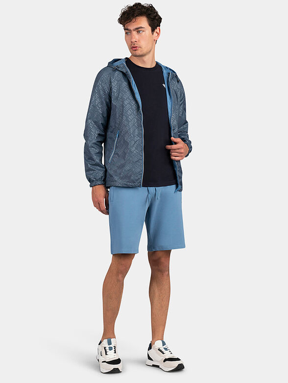 Reversible jacket with logo print - 6
