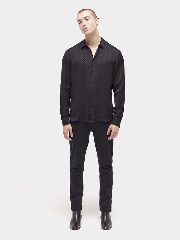 Black shirt with print - 2