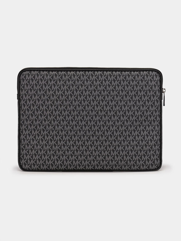 Laptop case with monogram logo print - 2