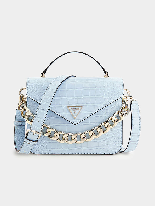 RETOUR blue crossbody bag with gold-colored accents - 1