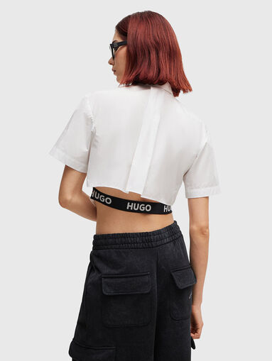 ENOVIA cropped shirt - 2