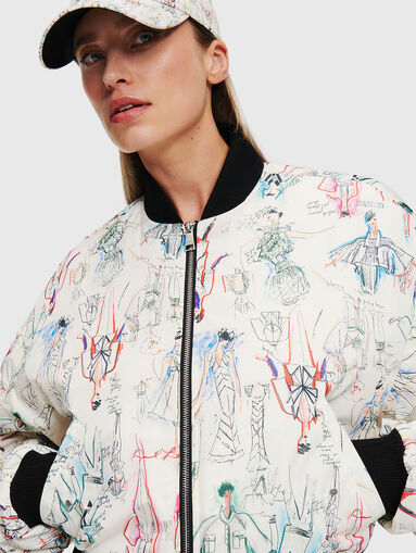 Bomber with art print - 4