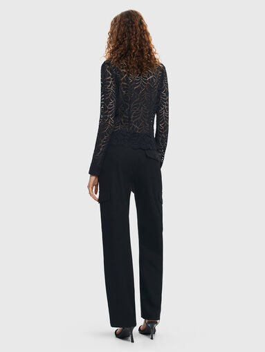 SAGA shirt with sheer effect - 2