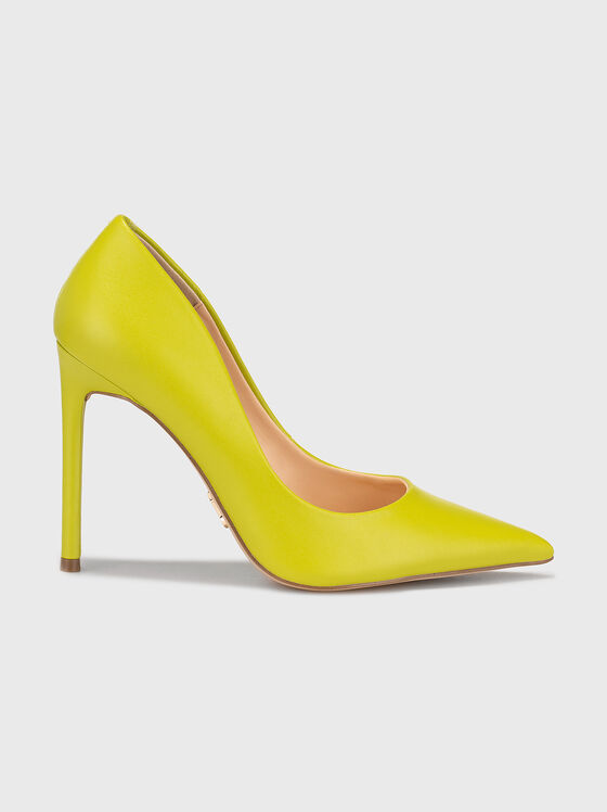 Ψηλοτάκουνα παπούτσια VAZE σε κίτρινο χρώμα - 1