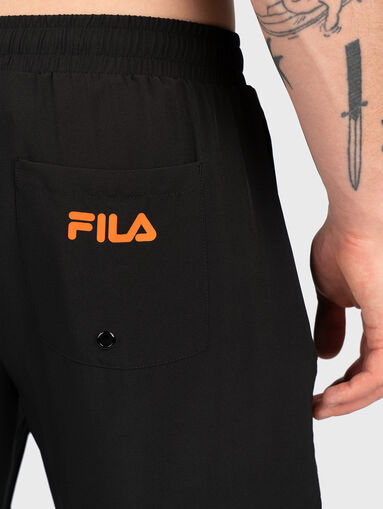 SCALEA beach shorts with contrast logo - 3