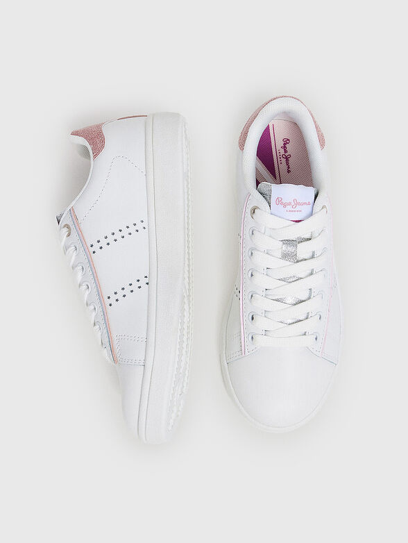 PLAYER NIGHT leather sneakers - 5
