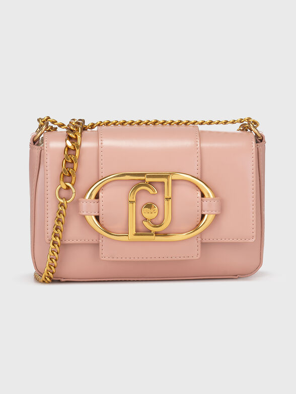 Crossbody bag with metal logo  - 1