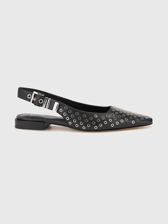 Leather ballet flats - 0