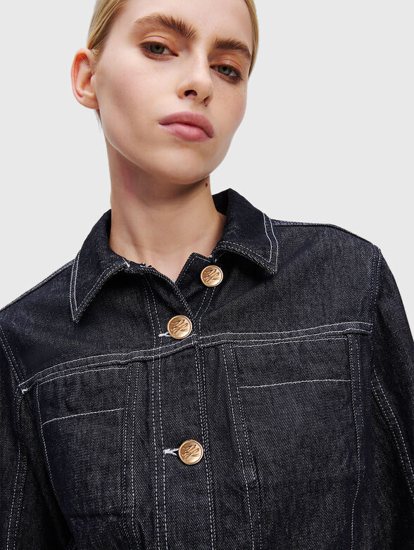 Short denim jacket  - 3