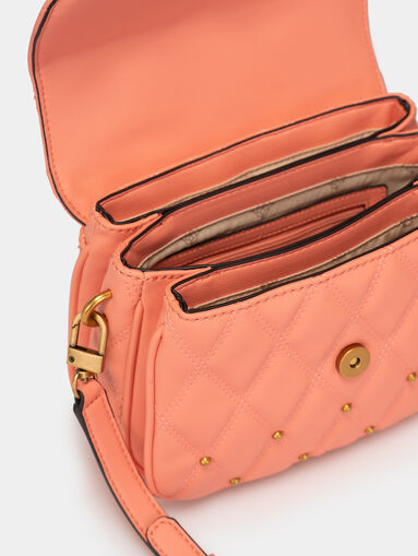 TRIANA bag with metal elements in dark gold color - 5