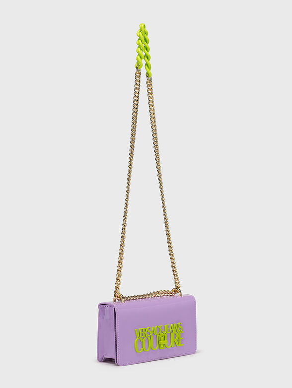 Purple bag with contrasting logo lettering - 2