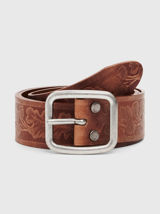 Belt with embossed details - 1