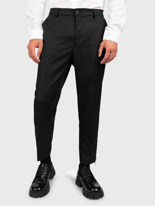 Black chino trousers - 1