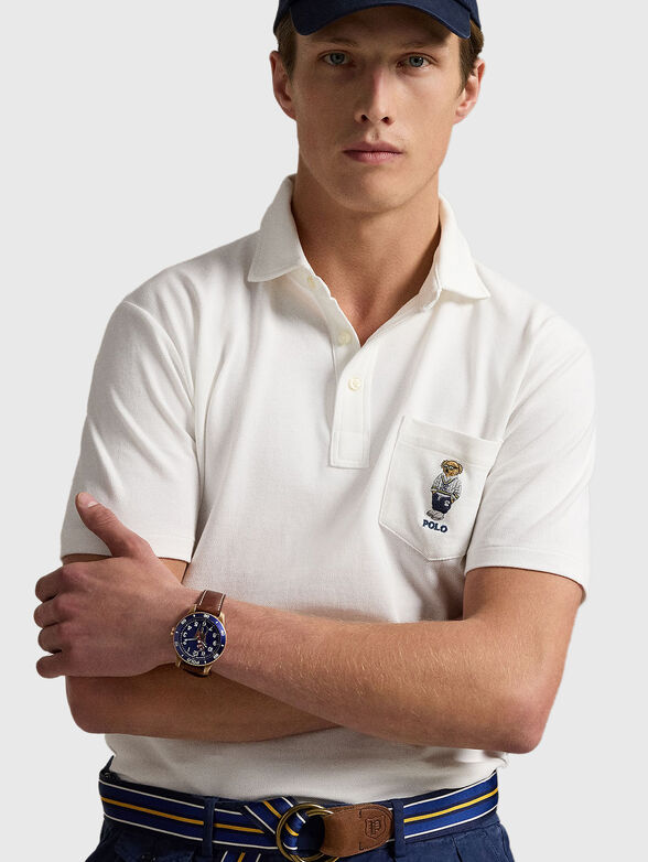 Short sleeved polo shirt with Polo Bear embroidery - 3