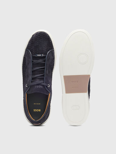 GARY woven-suede sneakers  - 5