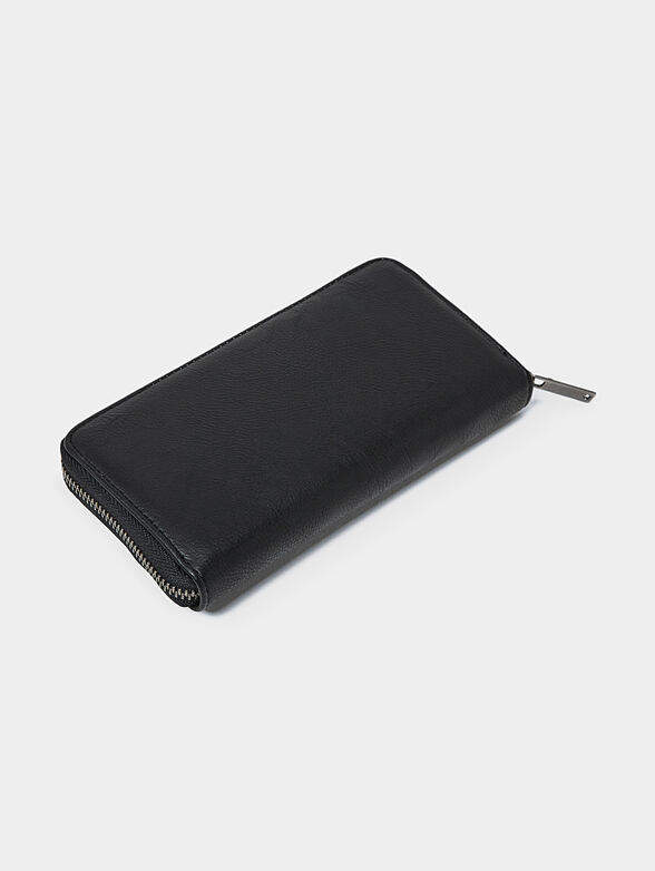 HELLEN black purse with embossed logo  - 2
