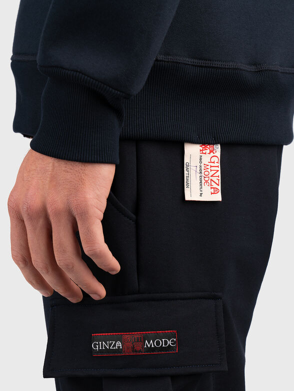 HZ022 sweatshirt with contrasting details - 2