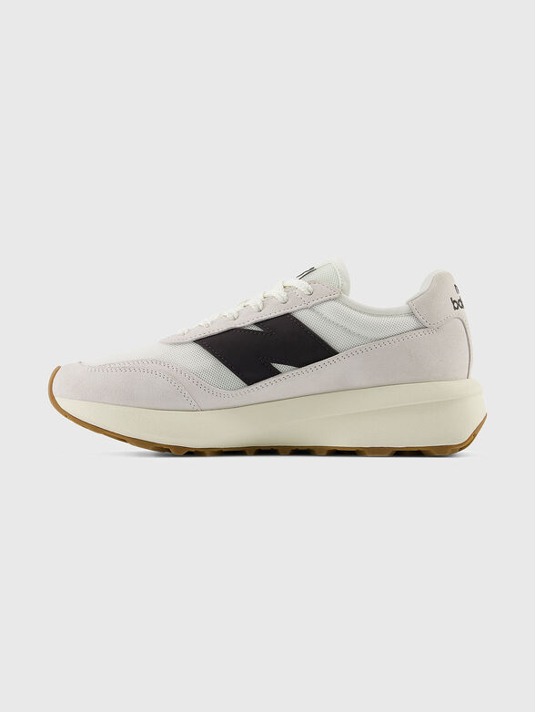 370 textile and suede sneakers - 4