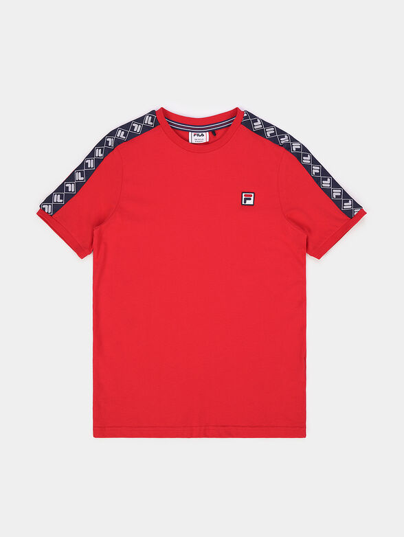 CLEMENS Red cotton t-shirt - 1