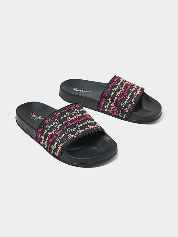 Black sliders with logo - 3