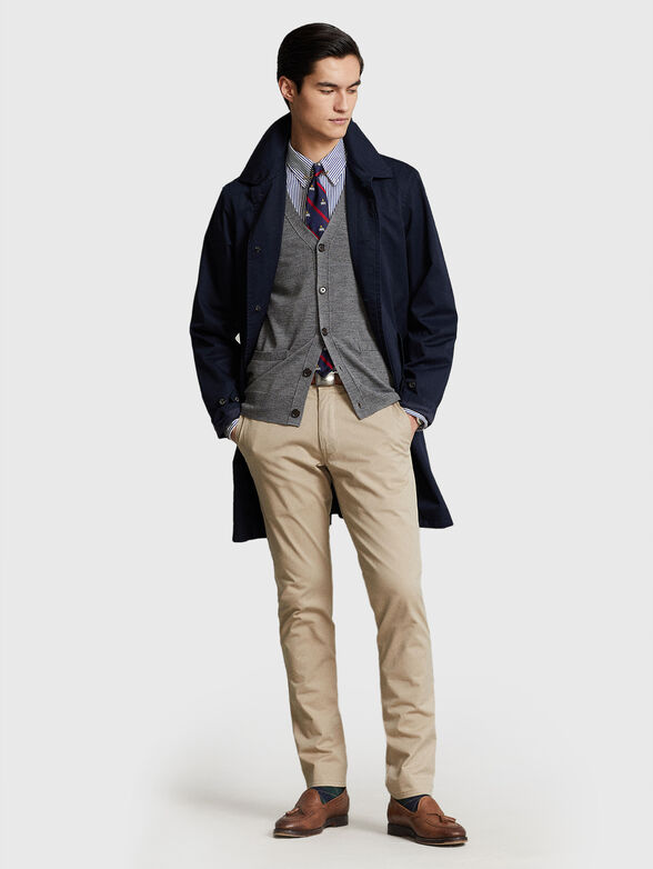 Walking coat with contrast logo  - 2