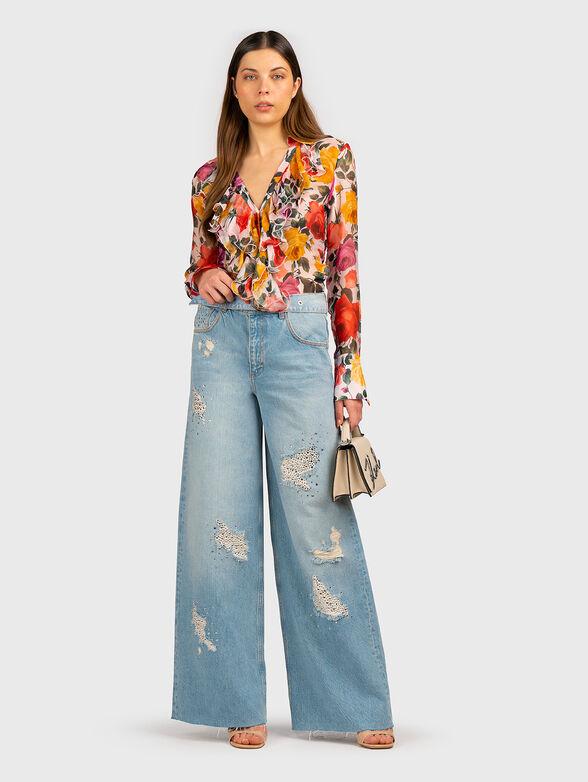 Shirt with floral print - 2