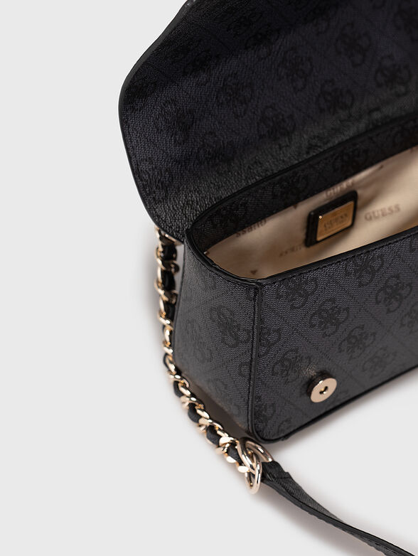 DIDI grey crossbody bag with monogram print - 4