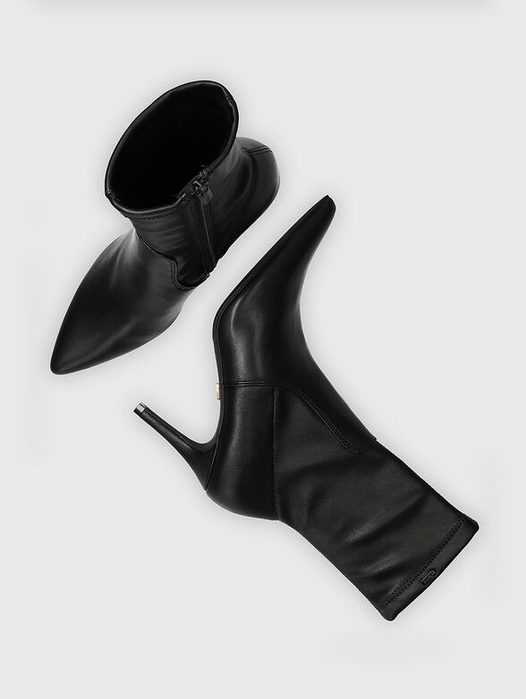 MILEY black heeled boots  - 6