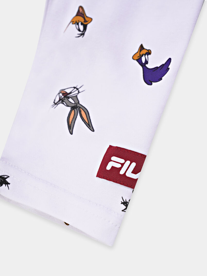 Leggings with cartoon characters print - 2