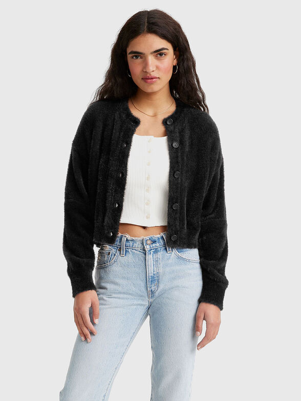 Black cardigan with buttons  - 1