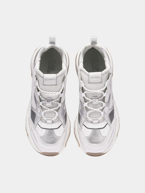 BLAZE Black sneakers with silver panels - 6