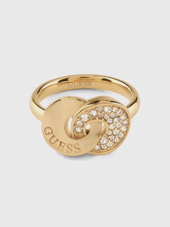 BLOOMING SUMMER ring with rhinestones - 1