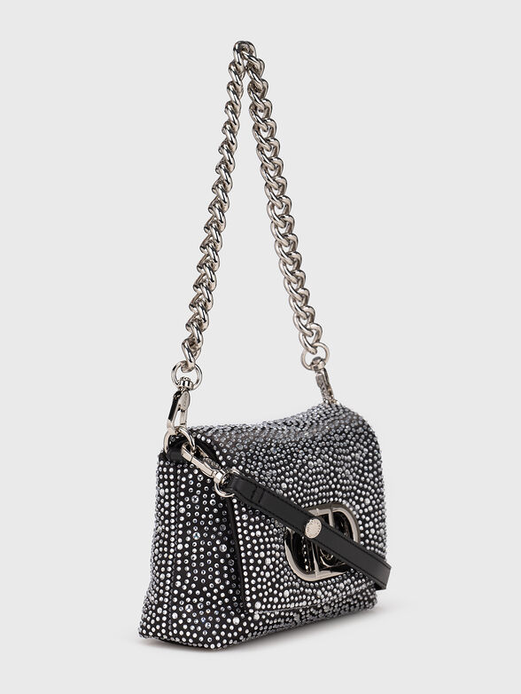 Crossbody bag with rhinestones - 5