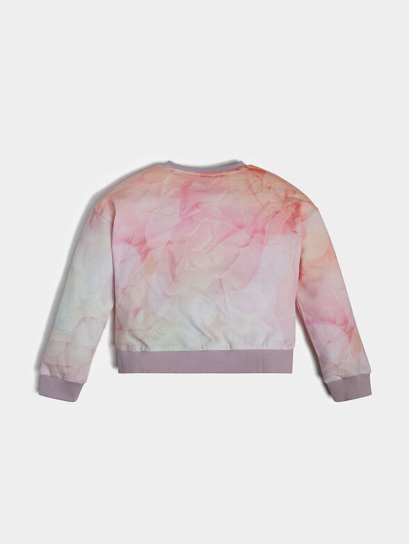 Black sweatshirt with contrasting logo - 2