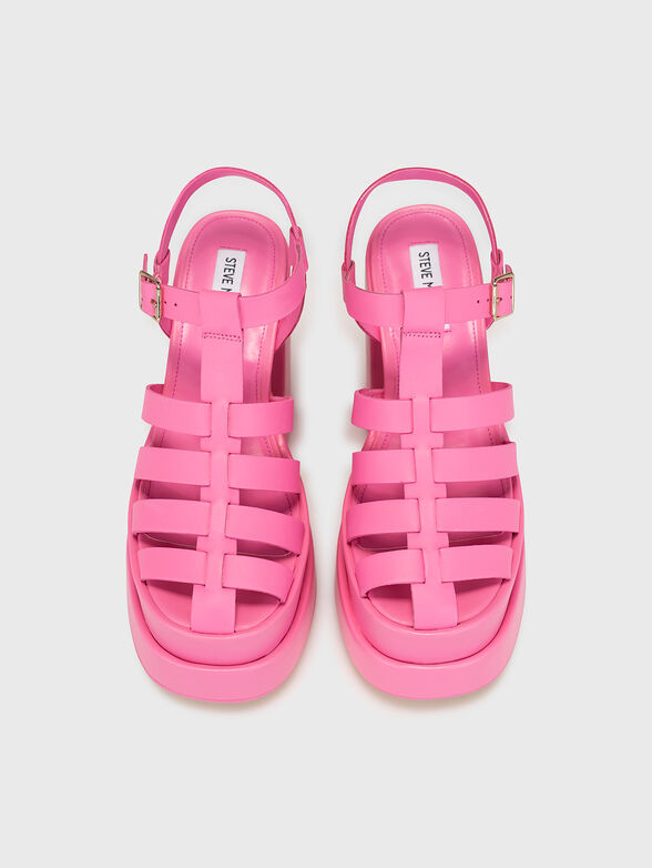 CARLITA pink sandals - 5