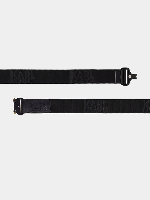 Textile belt with logo branding - 2