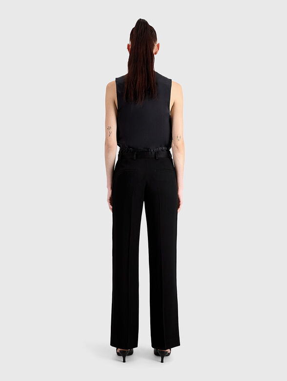 Pimtuck black pants - 1