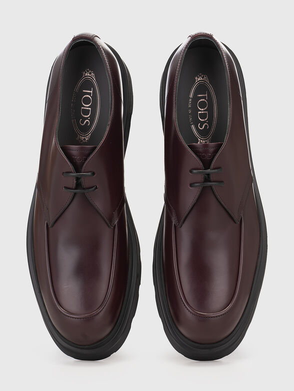 Lace-up leather shoes - 5