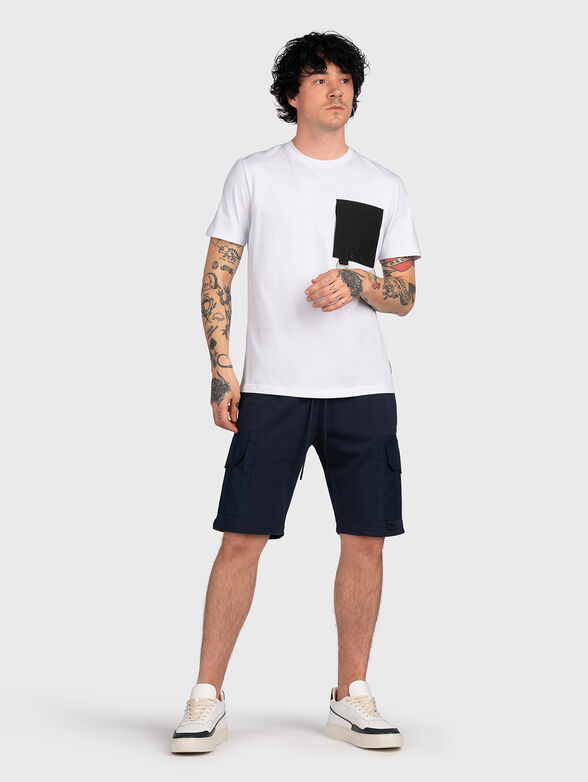 Dark blue sports shorts - 4