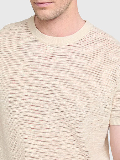 Sweater with short sleeves  - 4