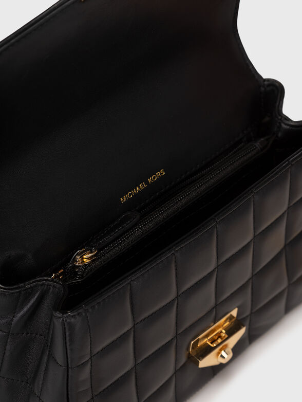 Quilted leather bag  - 5