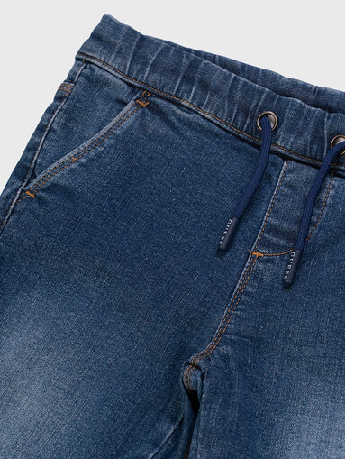 Ellastic waist jeans - 4