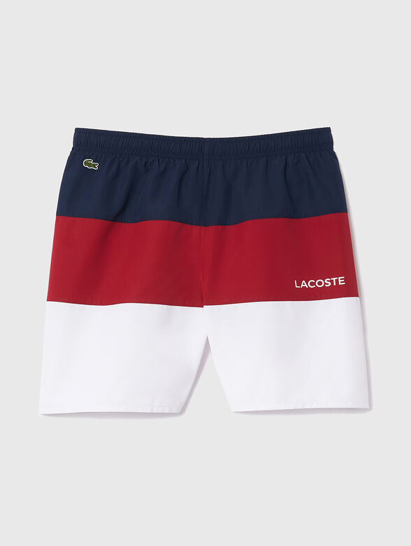 Multicoloured swim trunks - 0