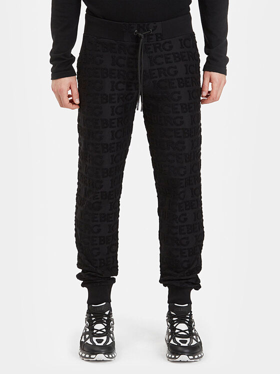 Sports pants with logo details - 1