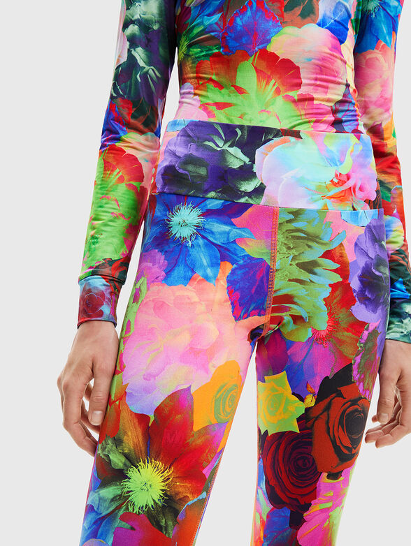 TULIPA sports leggings with colorful print - 2